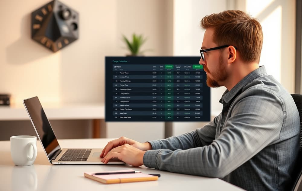 Norsk spiller sammenligner bettingsider med oddsbonus på laptop